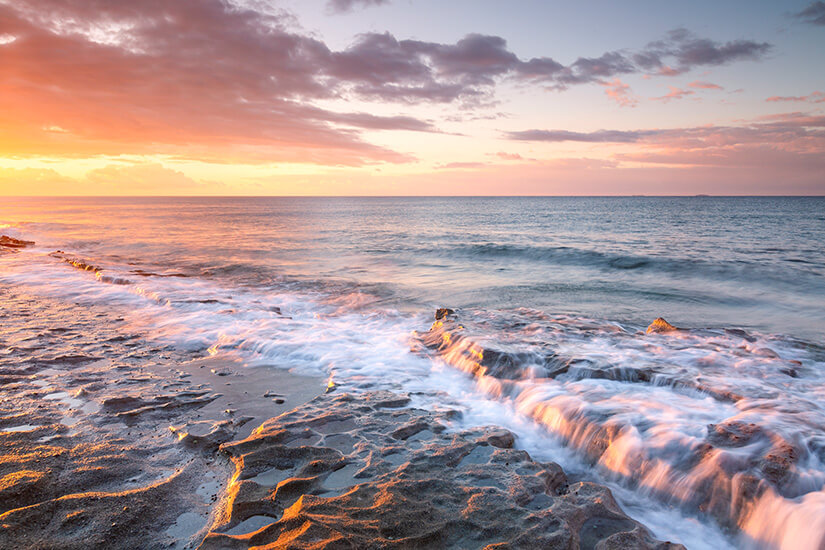 Kreta Strand Sonnenuntergang