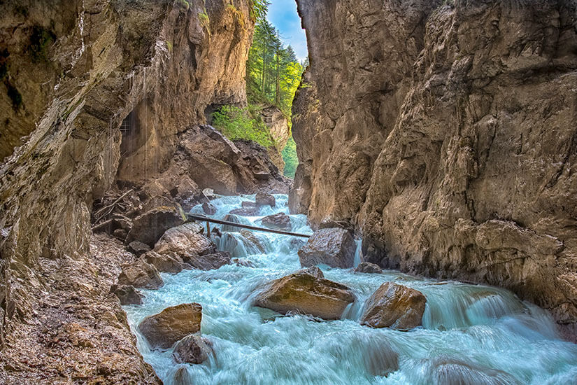 Schluchten Klammen Bayern Partnachklamm