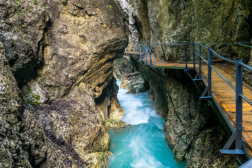 Schluchten Klammen Bayern Leutaschklamm