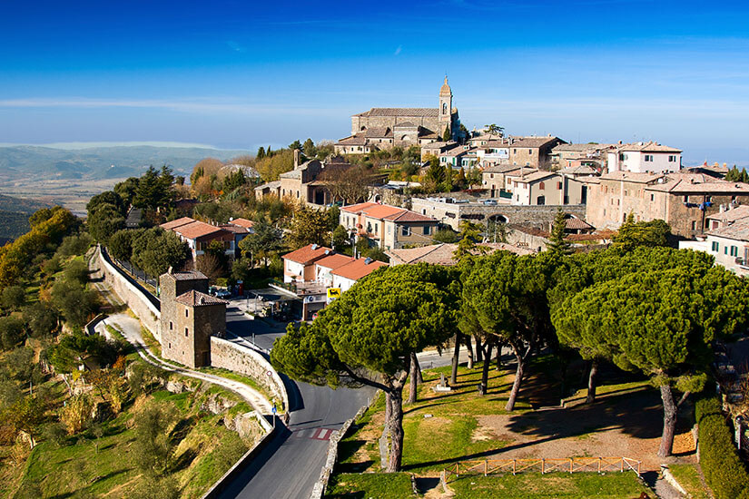 Montalcino Italien Willkommen