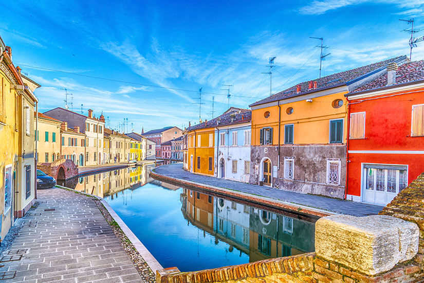 Comacchio Italien Willkommen