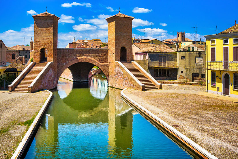 Comacchio Italien Trepponti