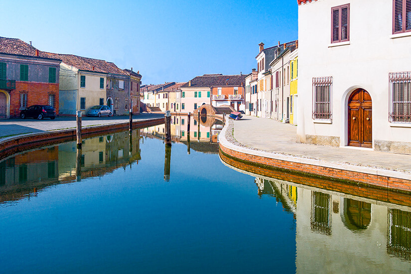 Comacchio Italien Kanal