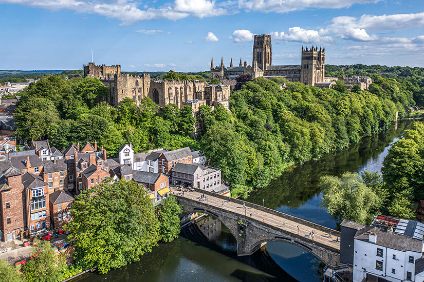 Durham England Willkommen