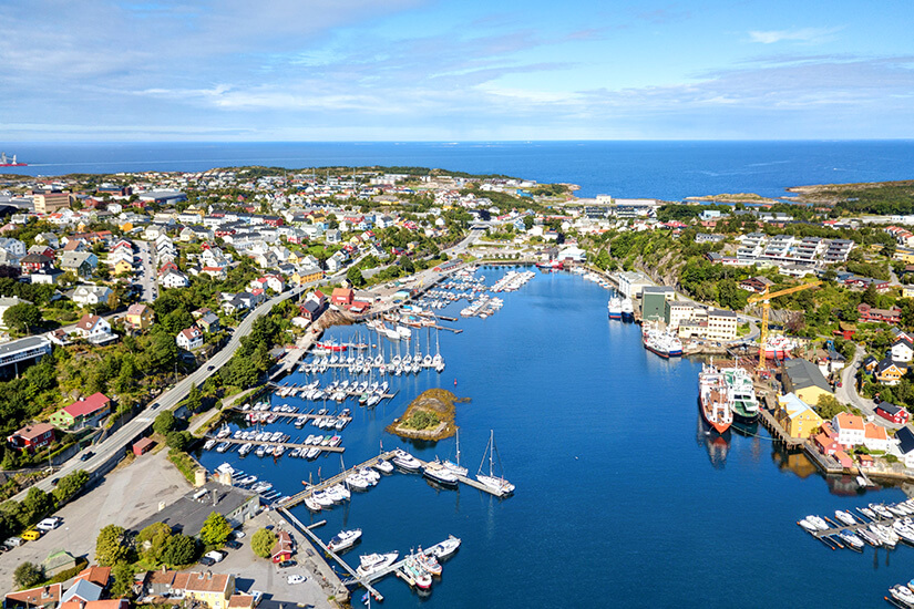 Kristiansund Norwegen Hafen