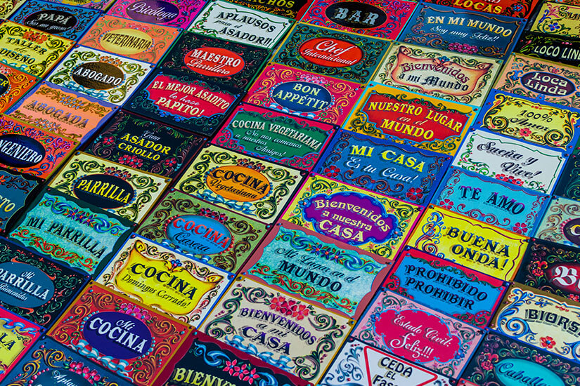 Souvenirs Argentinien Fileteado