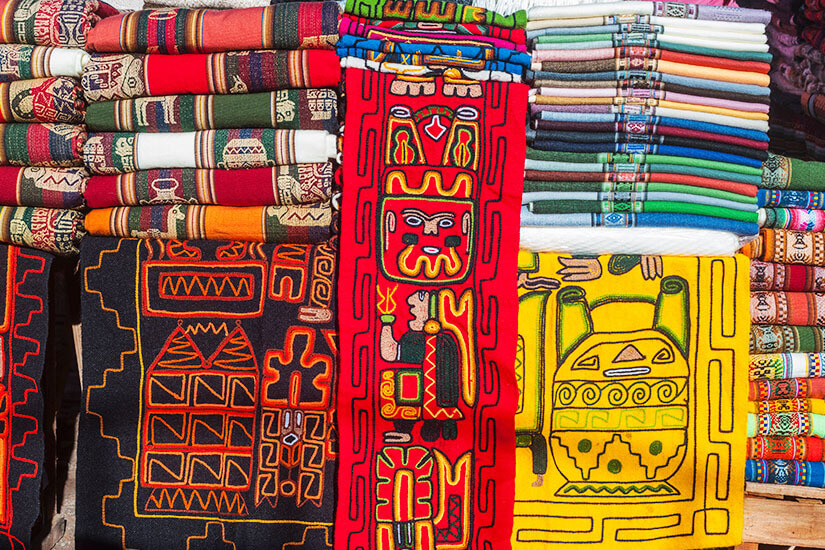 Souvenirs Argentinien Textilien