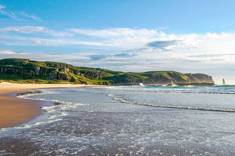 Straende Schottland Sandwood Bay