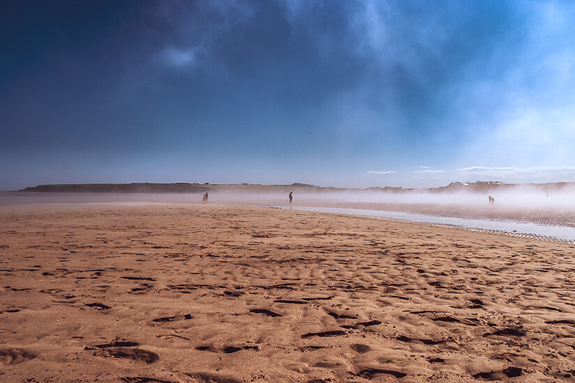 Straende Schottland Lunan Beach
