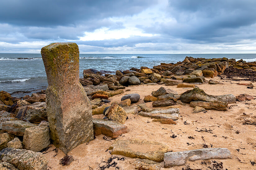 Straende Schottland Kingsbarns Beach