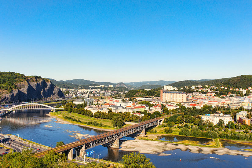 Usti nad Labem Tschechien Willkommen