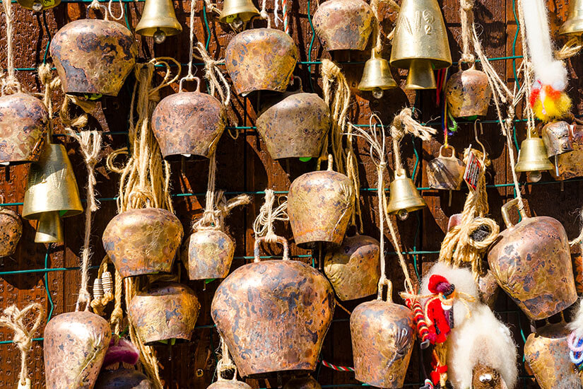 Souvenirs Bulgarien Kuhglocken