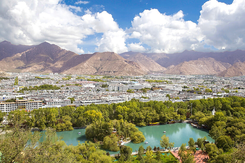 Lhasa Stadt