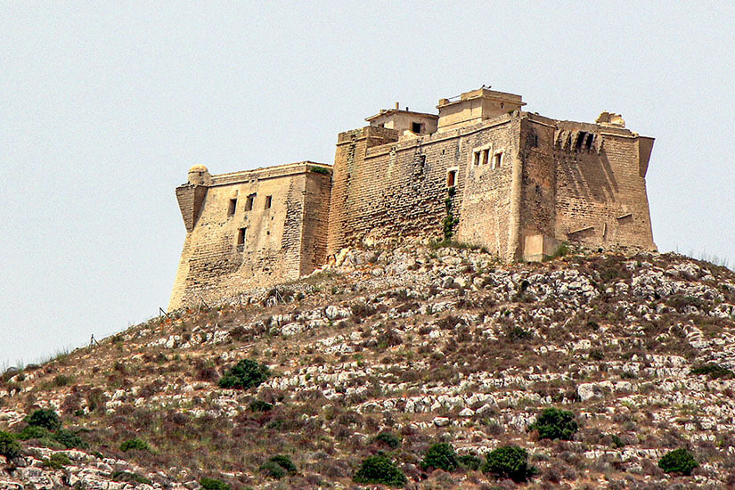 Italien Aegadische Inseln Schloss