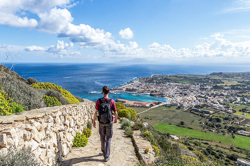 Italien Aegadische Inseln Wandern