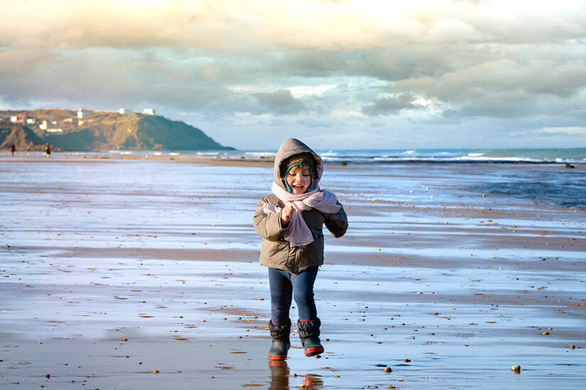 Nordfrankreich Kind Winter