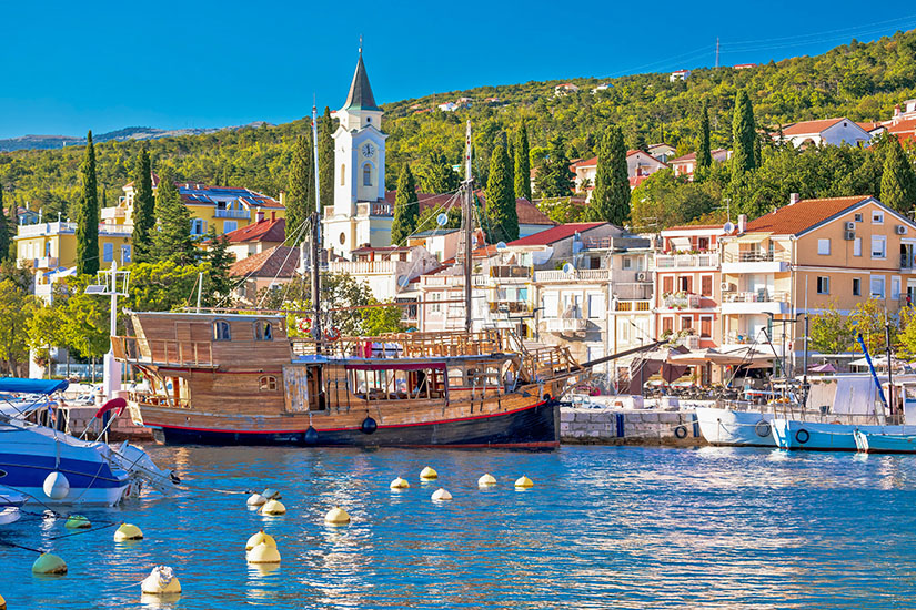 Selce Kroatien Piratenschiff