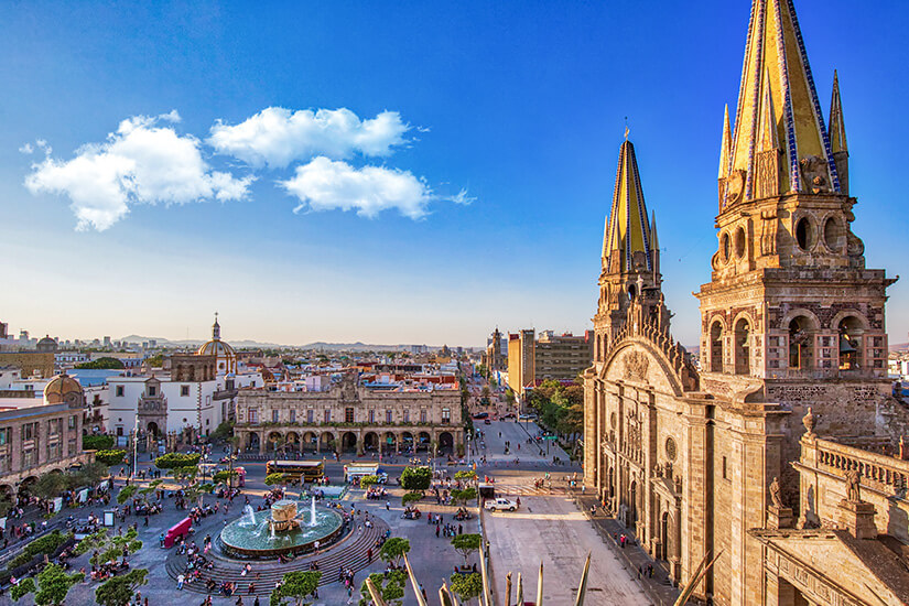 Guadalajara Mexiko Catedral