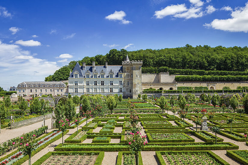 Loiretal Frankreich Garten