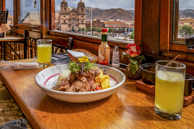 Peruanisches Essen Cusco