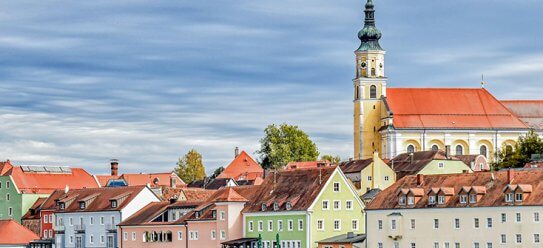 Schärding: Barockstadt in Österreich