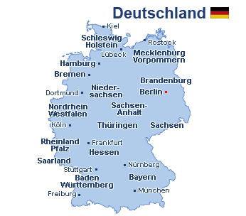 Deutschland Landkarte